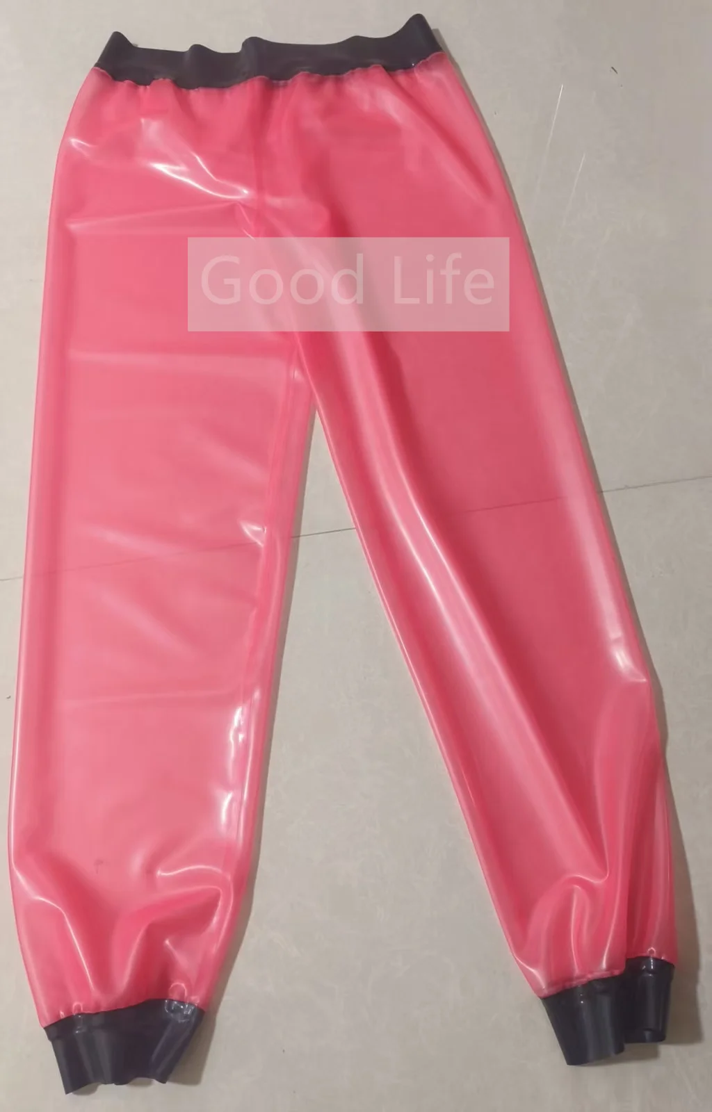 Natural Latex Bloomers Pants Male High Waist Elastic Straight Leg Pants Latex Joggers Loose Trousers With Black Deco Cosplay
Natural Latex Bloomers Pants Male High Waist Elastic Straight Leg Pants Latex Joggers Loose Trousers With Black Deco Cosplay