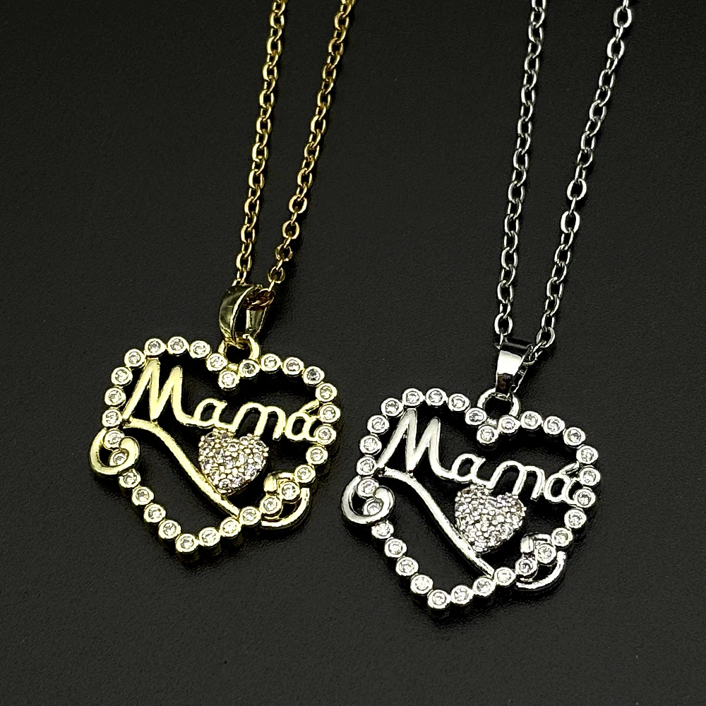 Mama Heart Crystal Chain Stainless Steel Gold Color Love Mom Mother Day Female Elegant Daily Wear Necklace Jewelry Gift
Mama Heart Crystal Chain Stainless Steel Gold Color Love Mom Mother Day Female Elegant Daily Wear Necklace Jewelry Gift