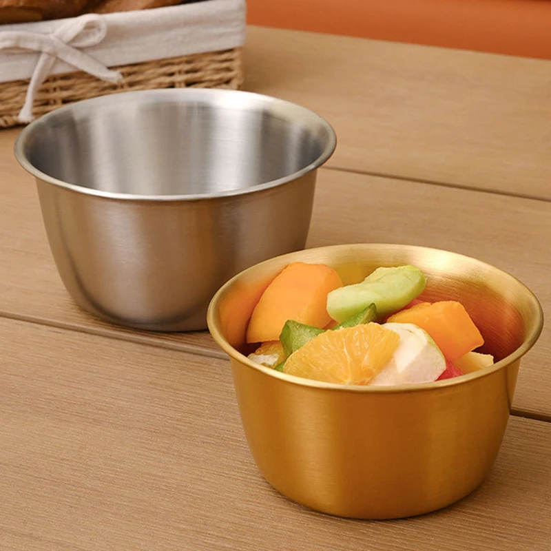 Korean Stainless Steel Fruit Salad Bowl Multifunctional Mixing Bowl Golden Silver Large Capacity Soup Basin Kitchen Utensils
Korean Stainless Steel Fruit Salad Bowl Multifunctional Mixing Bowl Golden Silver Large Capacity Soup Basin Kitchen Utensils