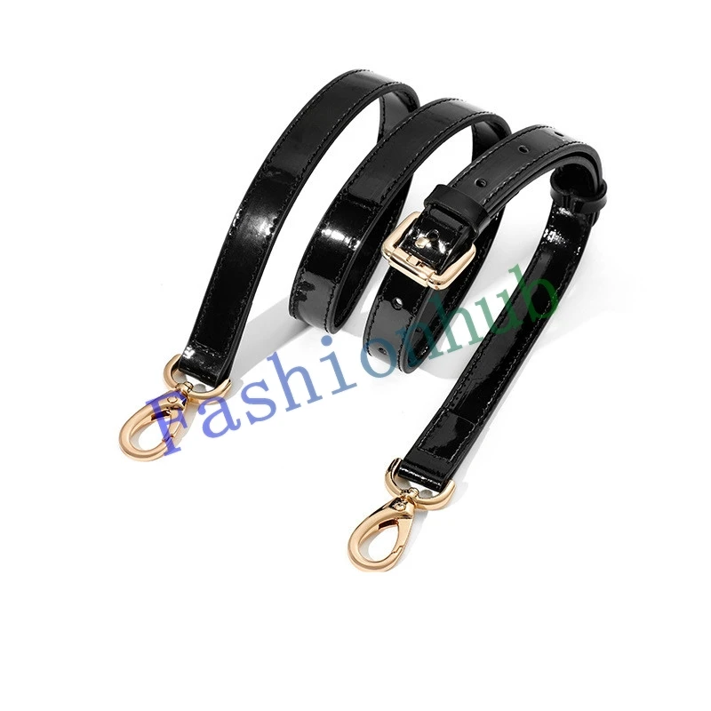 Solid Black Patent Leather Adjustable Shoulder Strap Carry Belt For Designer Handbag Purse Pochette Duffle Bag Luggage 4 Sizes
Solid Black Patent Leather Adjustable Shoulder Strap Carry Belt For Designer Handbag Purse Pochette Duffle Bag Luggage 4 Sizes
