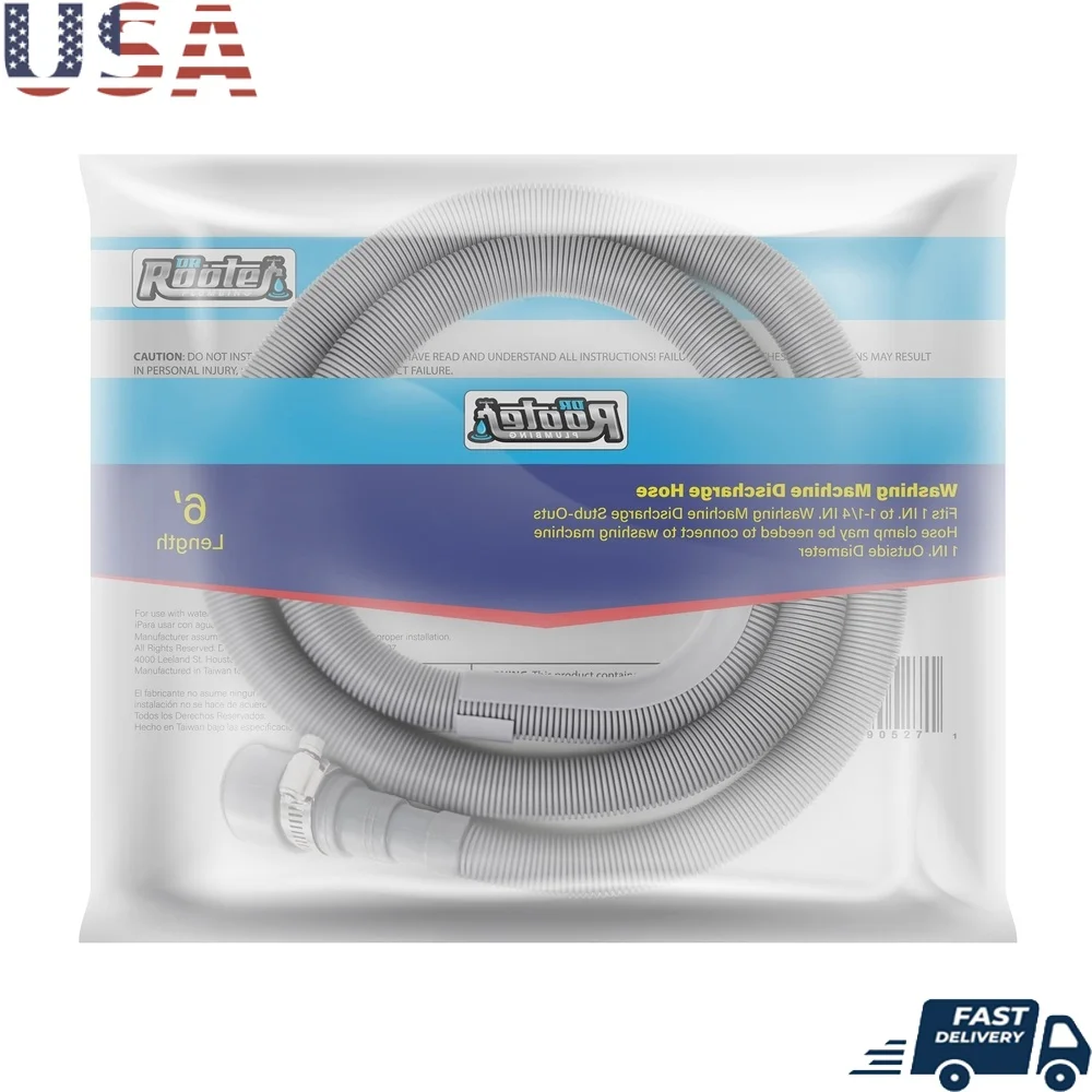 Гофрированный пластиковый сливной шланг для стиральной машины длиной 6 футов, гибкий выпускной шланг с зажимом для шланга, пластиковое крепление, быстрый дренаж, легкий
Гофрированный пластиковый сливной шланг для стиральной машины длиной 6 футов, гибкий выпускной шланг с зажимом для шланга, пластиковое крепление, быстрый дренаж, легкий