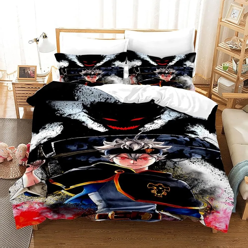 Black Clover Asta Duvet Cover Pillowcase Bedding Set Adult Boys Girls Bedroom Decoration Children Gift Single Double Large Size
Black Clover Asta Duvet Cover Pillowcase Bedding Set Adult Boys Girls Bedroom Decoration Children Gift Single Double Large Size