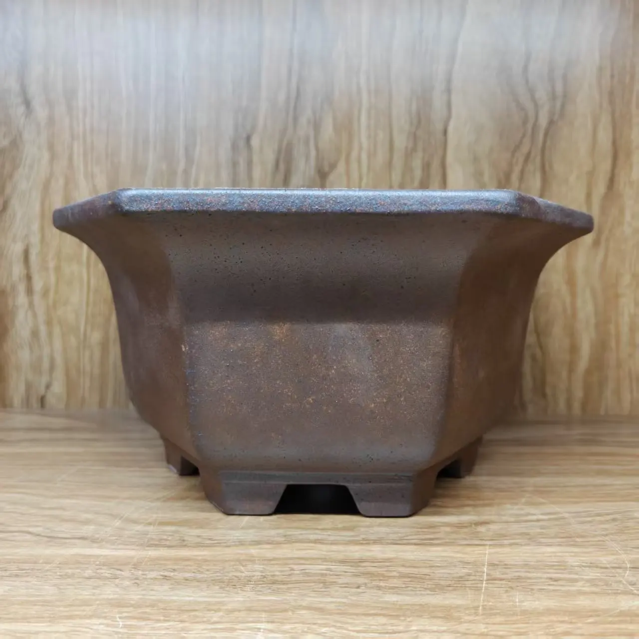 Wood-fired Style Unglazed Handmade Pot With Hexagon Shape
Wood-fired Style Unglazed Handmade Pot With Hexagon Shape