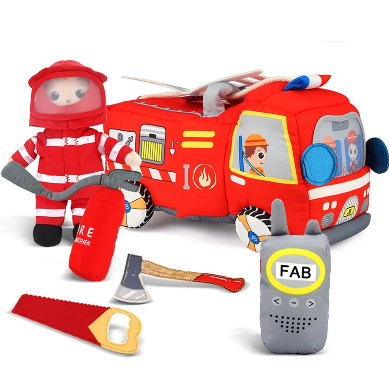 Fire Truck Ambulance Puzzle Baby Toys Early Education Montessori Supplies Fabric Medicine Box Play House Set Birthday Gift
Fire Truck Ambulance Puzzle Baby Toys Early Education Montessori Supplies Fabric Medicine Box Play House Set Birthday Gift
