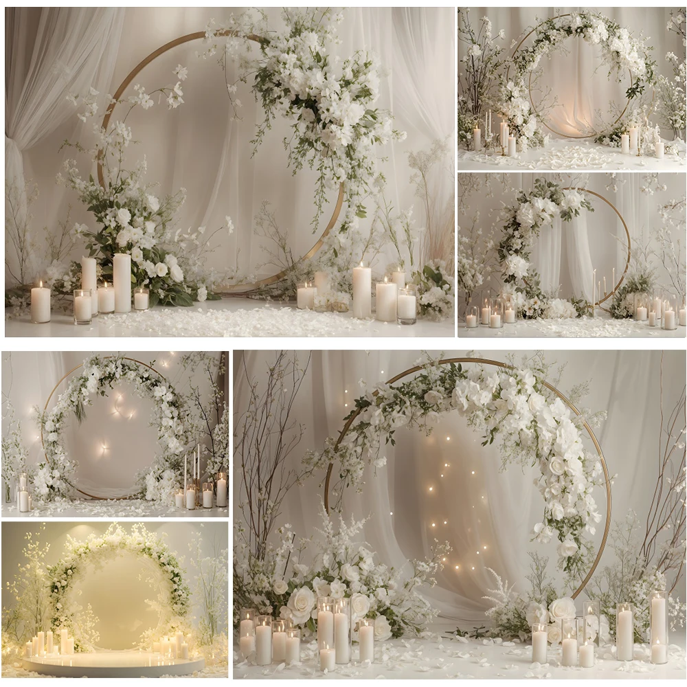 White Floral Arch Curtain Backdrop for Photography Flower Bride Shower Wedding Maternity Portrait Decor Background Photo Studio
White Floral Arch Curtain Backdrop for Photography Flower Bride Shower Wedding Maternity Portrait Decor Background Photo Studio