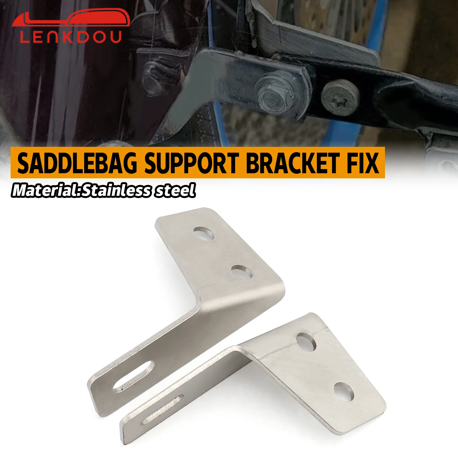 Motorcycle Stainless Steel Fender Saddlebag Rail Support Bracket Fix For Harley Touring Road King Electra Street Glide 1985-2008
Motorcycle Stainless Steel Fender Saddlebag Rail Support Bracket Fix For Harley Touring Road King Electra Street Glide 1985-2008