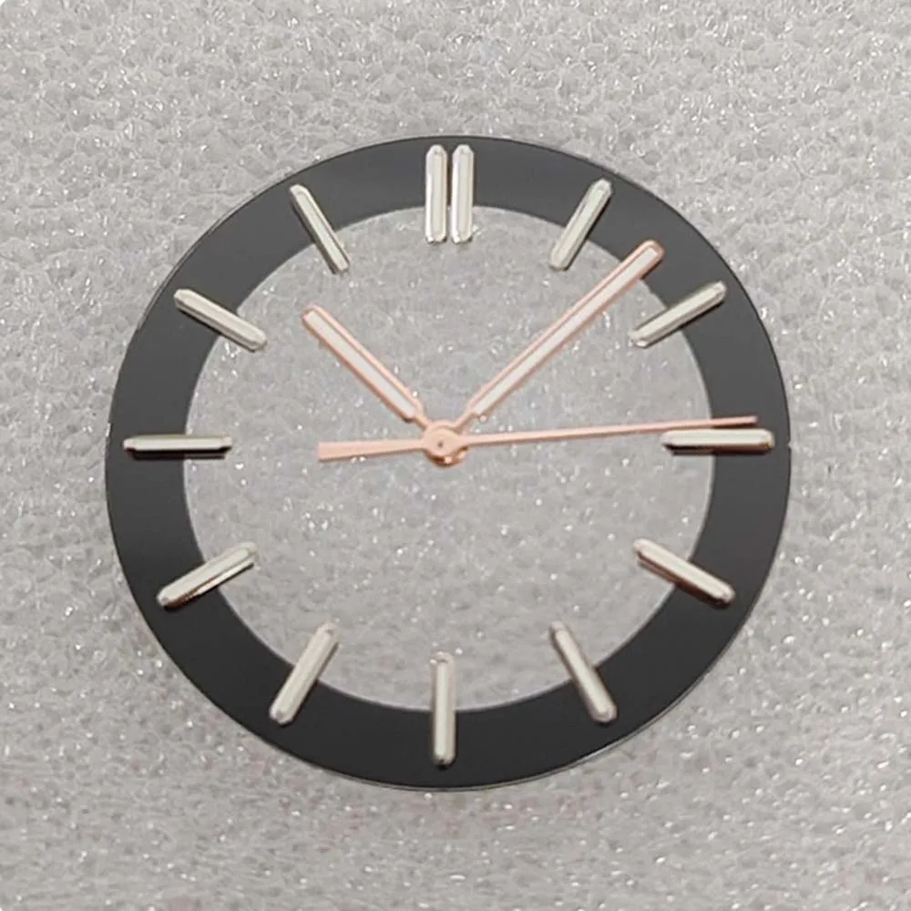 31.8mm Watch Dial, Silver Nails Green Luminous Watch Face + Rose Pointer, for NH70 Movement Transparent Dial NH70 Hands Parts
31.8mm Watch Dial, Silver Nails Green Luminous Watch Face + Rose Pointer, for NH70 Movement Transparent Dial NH70 Hands Parts