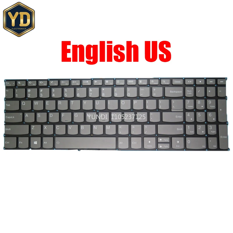 YD Laptop Keyboard For Lenovo Yoga 7-15ITL5 English US United Kingdom UK Italy IT Belgium BE With Backlit Gray New
YD Laptop Keyboard For Lenovo Yoga 7-15ITL5 English US United Kingdom UK Italy IT Belgium BE With Backlit Gray New