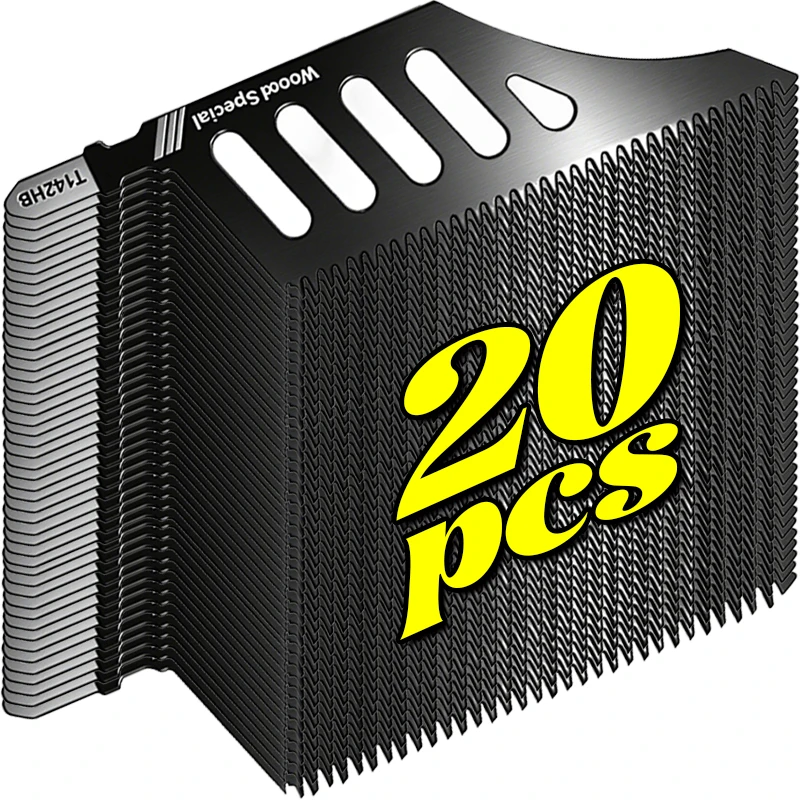 20/1pcs Carbon Steel Jigsaw Blade T-Shank Scroll Cut Saws Blades Replaceable Teeth for Wood Aluminum Tight Spaces Cutting Tools
20/1pcs Carbon Steel Jigsaw Blade T-Shank Scroll Cut Saws Blades Replaceable Teeth for Wood Aluminum Tight Spaces Cutting Tools