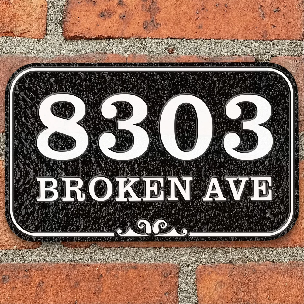 Personalized Modern Address Plaque Custom Family Name Sign Engraved Home Door Plate For Apartment Mailbox Business Nameplate
Personalized Modern Address Plaque Custom Family Name Sign Engraved Home Door Plate For Apartment Mailbox Business Nameplate