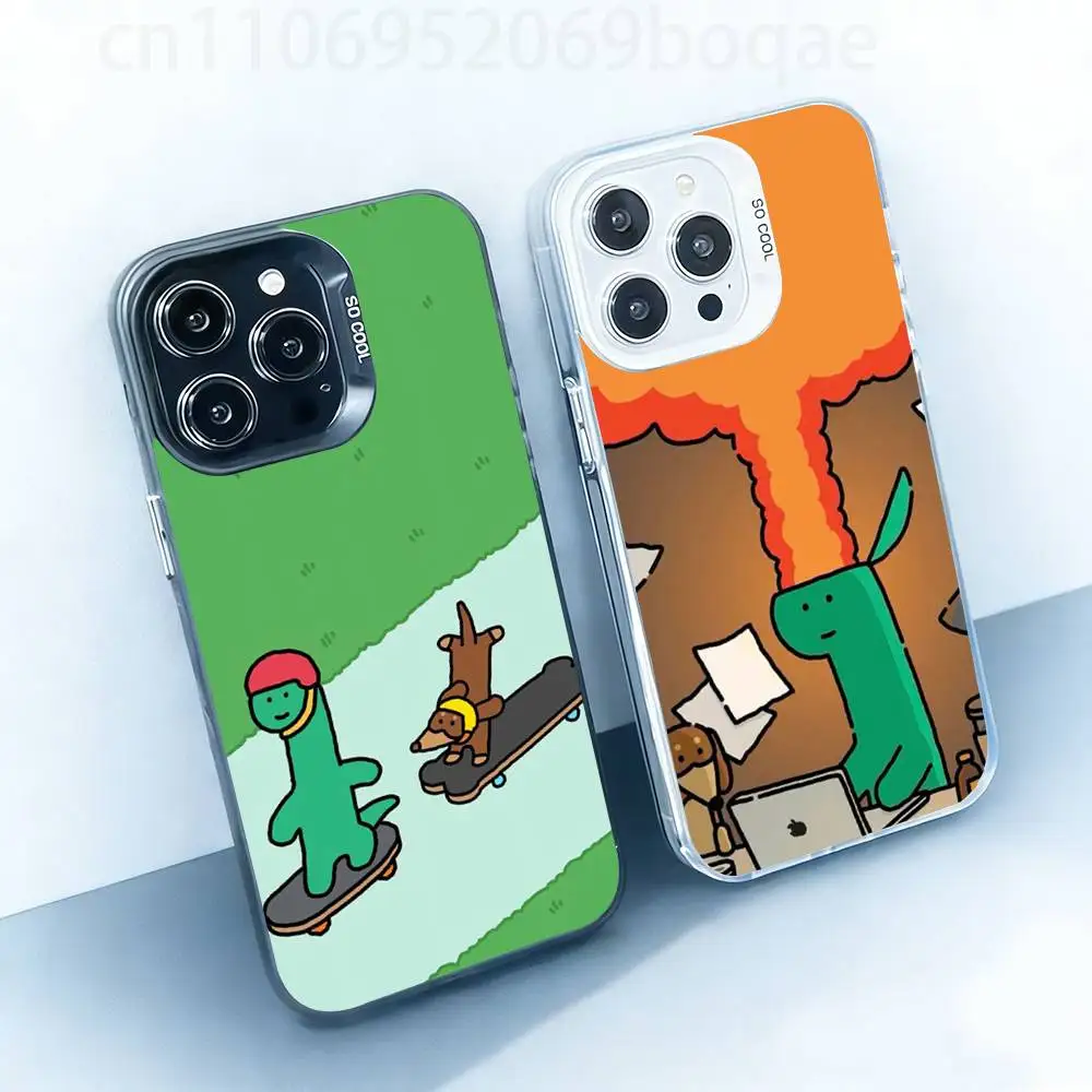 Cute cartoon dinosaur J-JogumanN Case for iPhone17 16 15 14 13 12 11 Pro Max Plus Air X XR XS Max Hard Shockproof Bumper Cover
Cute cartoon dinosaur J-JogumanN Case for iPhone17 16 15 14 13 12 11 Pro Max Plus Air X XR XS Max Hard Shockproof Bumper Cover