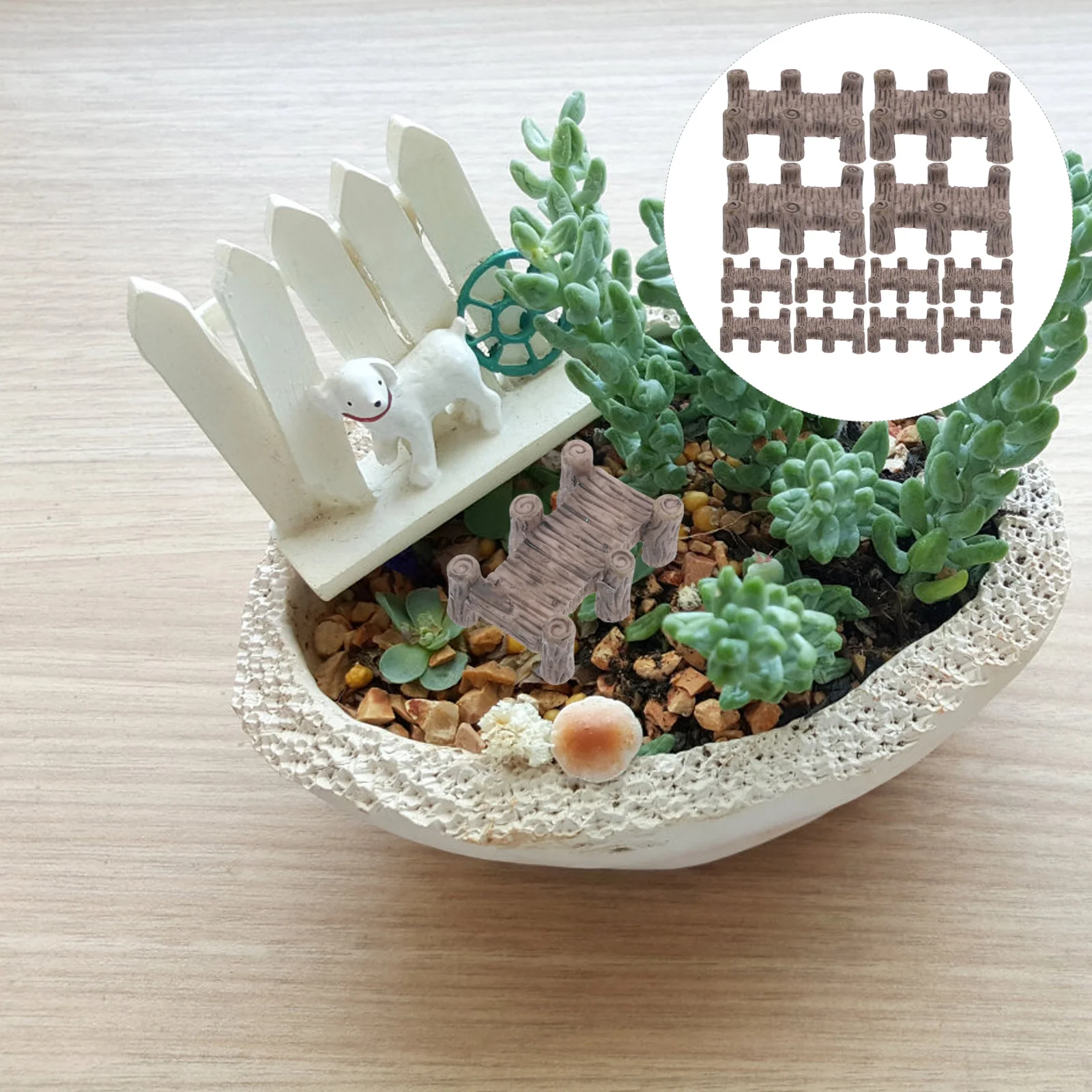 12 Pcs Craft Miniature Bridge 4cmx2 7cm Garden Decoration DIY Projects H made Accessories Gardening Decorations Mini Bonsai
12 Pcs Craft Miniature Bridge 4cmx2 7cm Garden Decoration DIY Projects H made Accessories Gardening Decorations Mini Bonsai