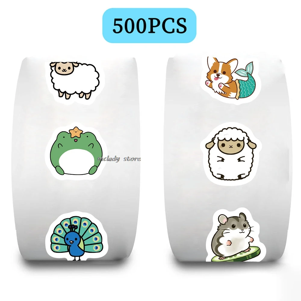 500pc Stickers for Children Kids Rolling Animal Roll Dog Stickers Small Packaging Pack Stickers Photocard Decor Lables
500pc Stickers for Children Kids Rolling Animal Roll Dog Stickers Small Packaging Pack Stickers Photocard Decor Lables