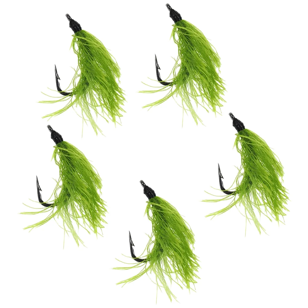 5 Pcs Aquatic Plants Fly Hook Portable Fishing Hooks 300X110X110CM Rubber Saltwater Equipment
5 Pcs Aquatic Plants Fly Hook Portable Fishing Hooks 300X110X110CM Rubber Saltwater Equipment