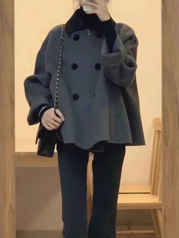 ay ort Thiened Woolen Coat Women's Faion Spring New Sle Hepburn Sle Korean Loose Fit Inner Material Other
ay ort Thiened Woolen Coat Women's Faion Spring New Sle Hepburn Sle Korean Loose Fit Inner Material Other