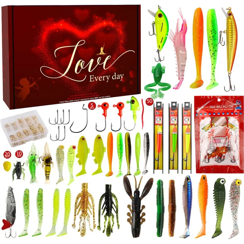 Luya Mysterious Fishing Gear Complete Fishing Kit Large Mouth Bass Small Mouth Bass Trout Fish Bait Fishing Set Gift Box
Luya Mysterious Fishing Gear Complete Fishing Kit Large Mouth Bass Small Mouth Bass Trout Fish Bait Fishing Set Gift Box