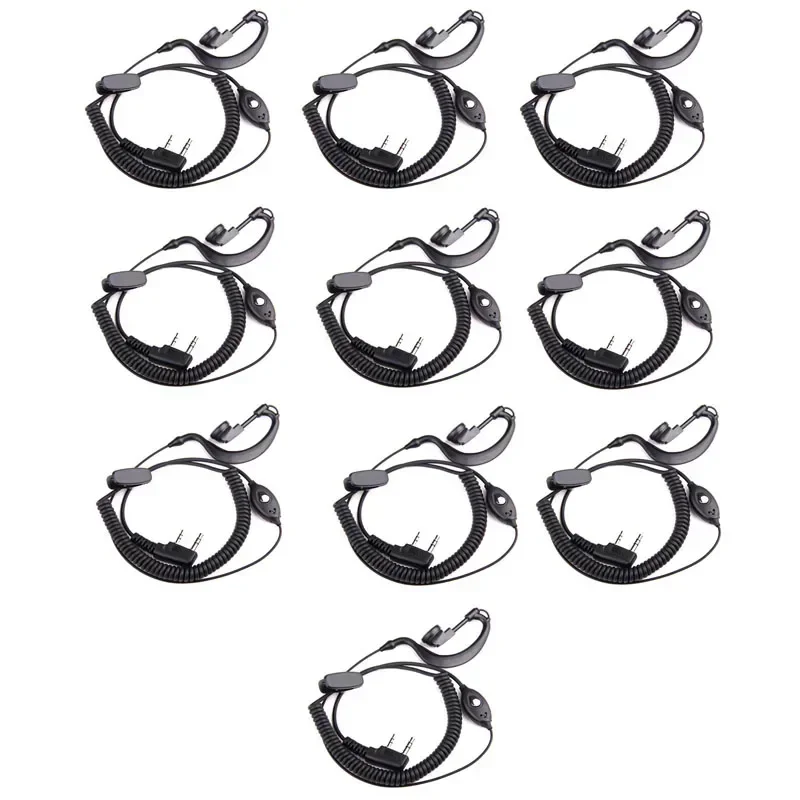 Lot 10pcs K-TYPE Plug Handsfree Flexible Earphone Headphone w/Microphone for Dual Radio Baofeng UV5R UV-5R Kenwood Walkie Talkie
Lot 10pcs K-TYPE Plug Handsfree Flexible Earphone Headphone w/Microphone for Dual Radio Baofeng UV5R UV-5R Kenwood Walkie Talkie