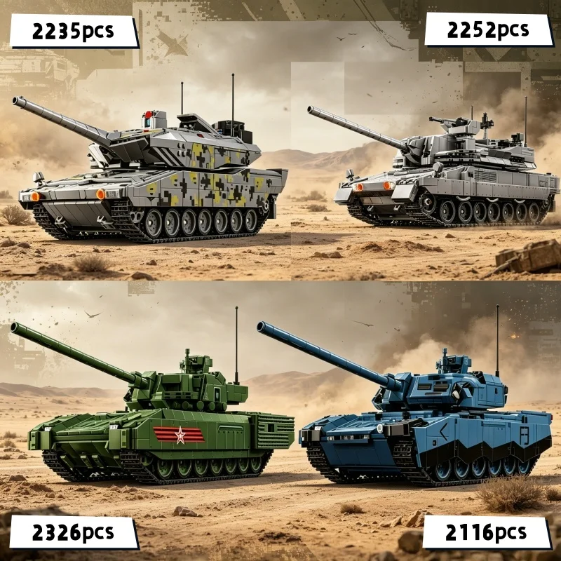 Fourth Generation Tank Army Combat Model Moc Children's Toy Main Battle Tank Building Blocks Boys' Birthday Gift
Fourth Generation Tank Army Combat Model Moc Children's Toy Main Battle Tank Building Blocks Boys' Birthday Gift