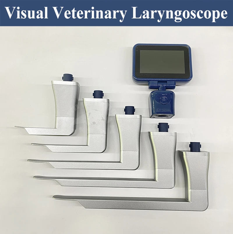 3.2 Inch Touch Screen Vet Anesthesia Digital Video Laryngoscope 5 Sizes Reusable Sterilizable Blades Veterinary Equipment
3.2 Inch Touch Screen Vet Anesthesia Digital Video Laryngoscope 5 Sizes Reusable Sterilizable Blades Veterinary Equipment
