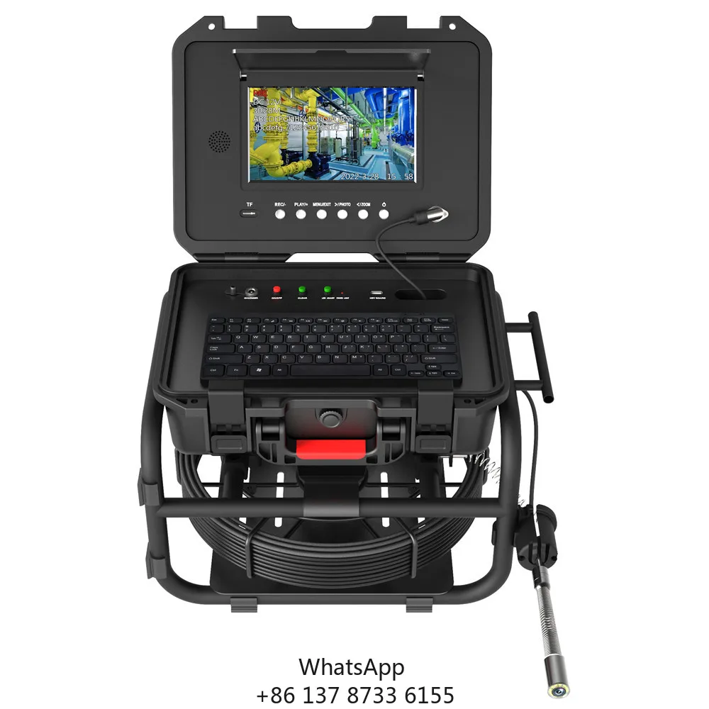9in Ultra HD DVR Distance Counter Pipe Sewer Inspection Video Camera,20m 23mm Drain Industrial Endoscope W 5X Zoom+meter Counter
9in Ultra HD DVR Distance Counter Pipe Sewer Inspection Video Camera,20m 23mm Drain Industrial Endoscope W 5X Zoom+meter Counter