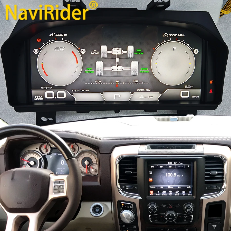 13,1-дюймовая цифровая приборная панель LCD для Dodge Ram 1500 2500 2013-2018: Обновление виртуального кокпита со спидометром на Linux
13,1-дюймовая цифровая приборная панель LCD для Dodge Ram 1500 2500 2013-2018: Обновление виртуального кокпита со спидометром на Linux