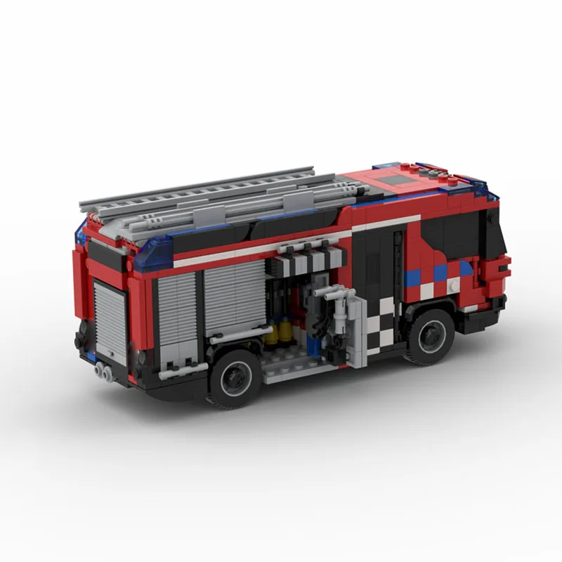 MOC-57318 New Urban Traffic Rescue Fire Truck Building Block Model 877 Parts Creative Boys' Children's Birthday Toy Gift
MOC-57318 New Urban Traffic Rescue Fire Truck Building Block Model 877 Parts Creative Boys' Children's Birthday Toy Gift