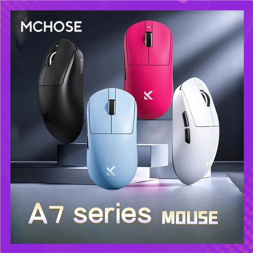 MCHOSE A7 Pro Ultra Gaming Mouse Трехрежимная беспроводная Bluetooth-мышь 8K PAW3950 Легкая мышь для киберспорта на заказ Офисный подарок
MCHOSE A7 Pro Ultra Gaming Mouse Трехрежимная беспроводная Bluetooth-мышь 8K PAW3950 Легкая мышь для киберспорта на заказ Офисный подарок