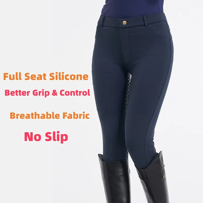 Horse Riding Pants Silicone Full Seat Equestrian Breeches Super Stretch Competition Training for Women Men
Horse Riding Pants Silicone Full Seat Equestrian Breeches Super Stretch Competition Training for Women Men