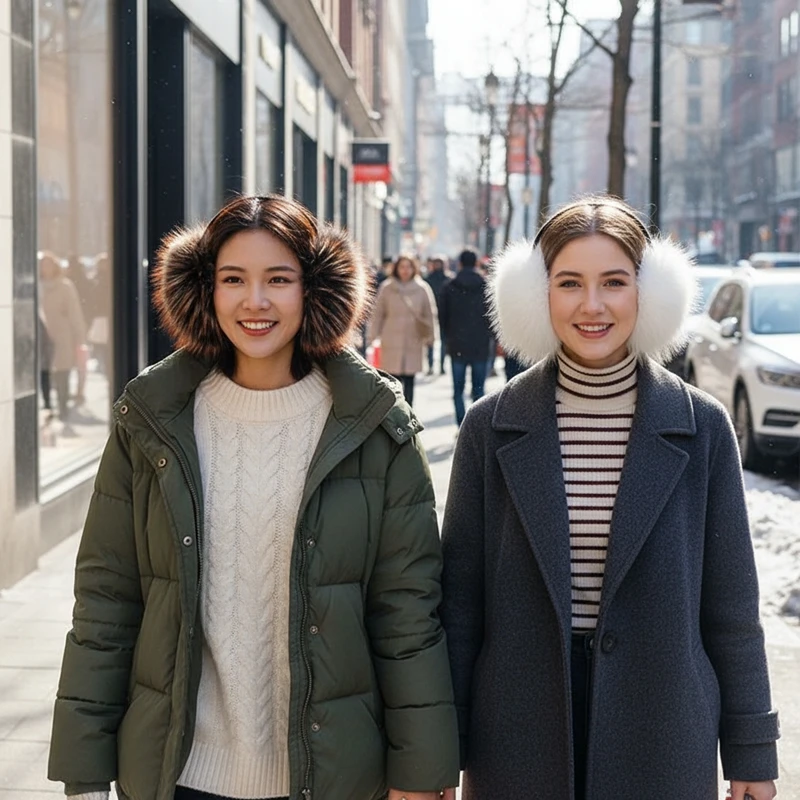 Наушники из искусственного лисьего меха, женские модные пушистые плюшевые накладки на уши, зимние теплые головные уборы, наушники, уличная повязка на голову для защиты ушей
Наушники из искусственного лисьего меха, женские модные пушистые плюшевые накладки на уши, зимние теплые головные уборы, наушники, уличная повязка на голову для защиты ушей