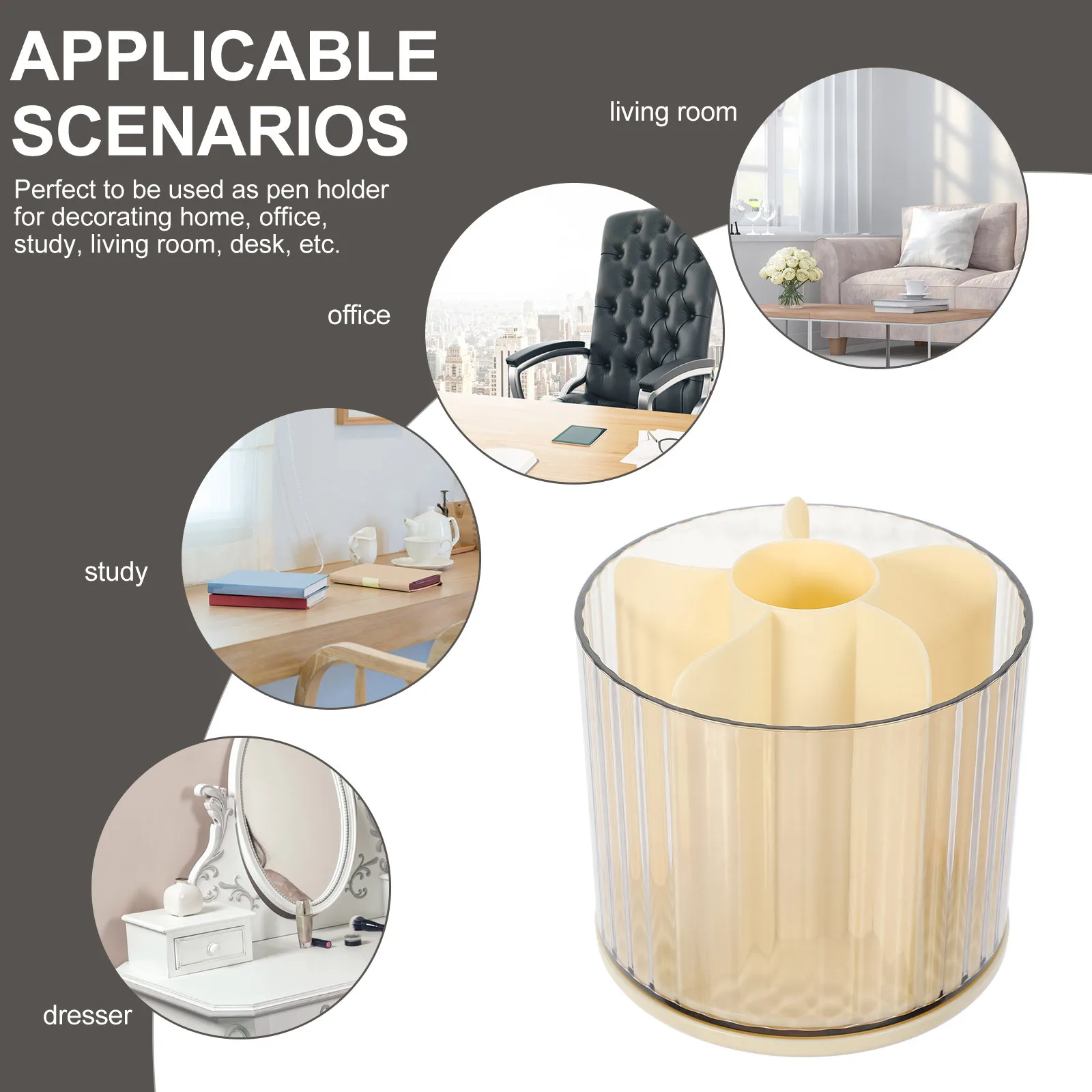 Rotating Pen Holder Plastic Brush Supplies Organizer Desktop Storage Multi Use Pencil Holder Office Desk
Rotating Pen Holder Plastic Brush Supplies Organizer Desktop Storage Multi Use Pencil Holder Office Desk