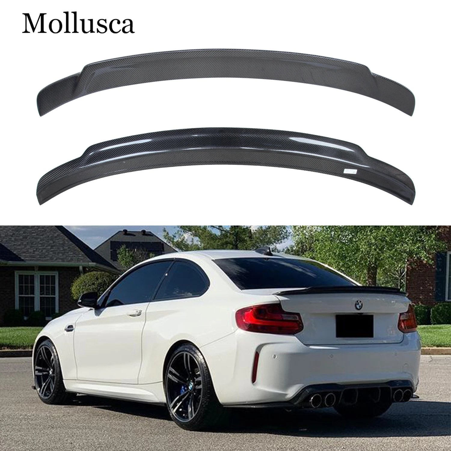 For BMW 2 Series F22 Coupe/F23 Convertible/M2 F87 C74 Style Carbon fiber Rear Spoiler Trunk wing 2014-2020
For BMW 2 Series F22 Coupe/F23 Convertible/M2 F87 C74 Style Carbon fiber Rear Spoiler Trunk wing 2014-2020
