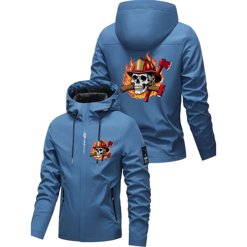Men's jacket,Zipper pocket design,Trendy Flame Firefighter Element Print,Versatile tops and jackets for work and daily life
Men's jacket,Zipper pocket design,Trendy Flame Firefighter Element Print,Versatile tops and jackets for work and daily life