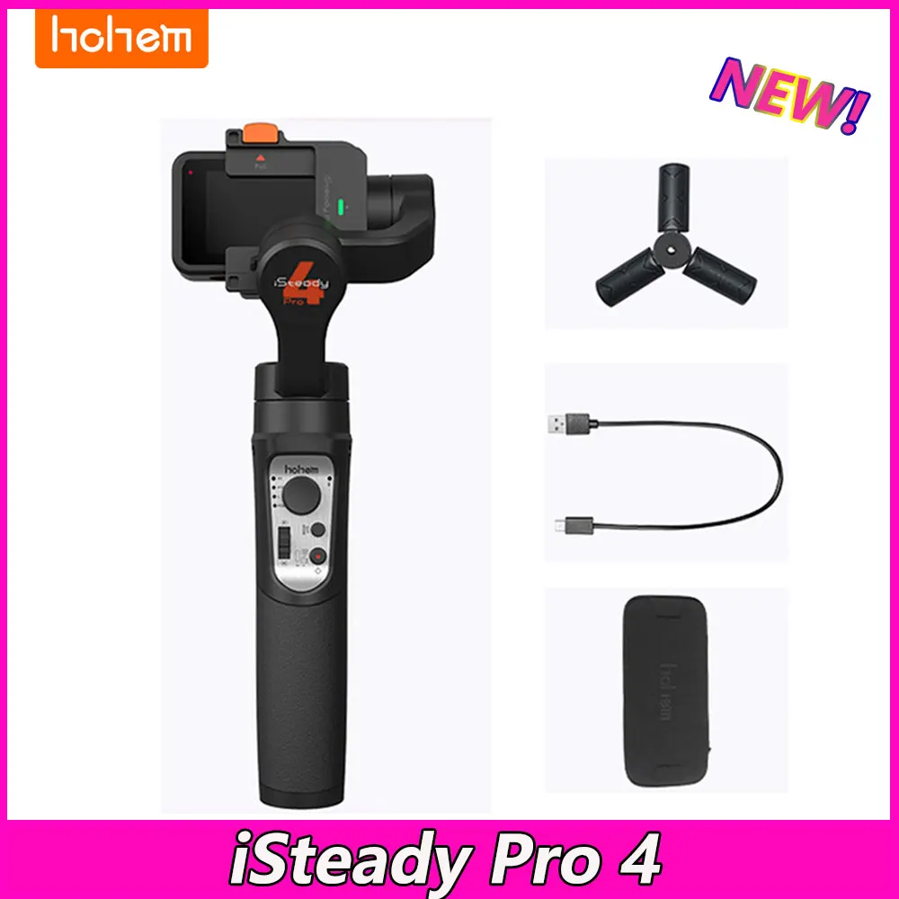 Hohem Istock Pro 4 Kamera Aksi Gimbal Penstabil Genggam 3 Sumbu untuk GoPro 11/10/9/8/7 Insta360 One R DJI OSMO Action
Hohem Istock Pro 4 Kamera Aksi Gimbal Penstabil Genggam 3 Sumbu untuk GoPro 11/10/9/8/7 Insta360 One R DJI OSMO Action