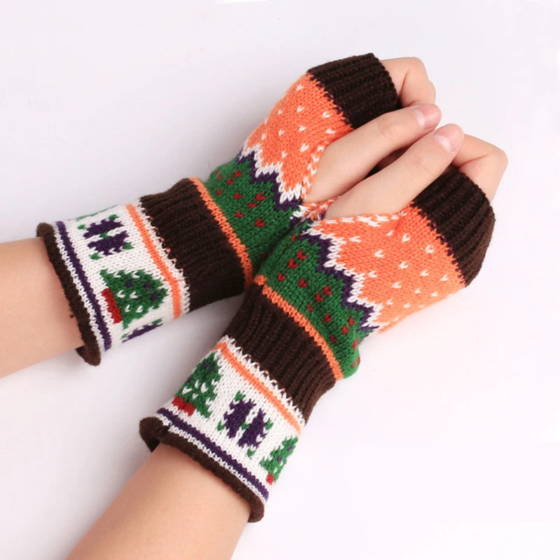 Winter Female Arm Crochet Knitting Faux Wool Mitten Warm Fingerless Gloves Women Half-Finger Gloves Stylish Stitching Color T150
Winter Female Arm Crochet Knitting Faux Wool Mitten Warm Fingerless Gloves Women Half-Finger Gloves Stylish Stitching Color T150