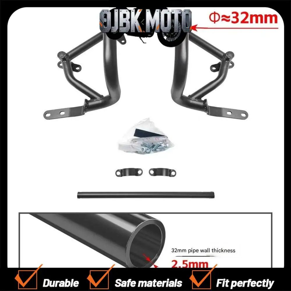 Motorcycle bumper, anti-fall, anti-collision, racing bar, protective bar modification parts suitable for QJMOTOR AK628
Motorcycle bumper, anti-fall, anti-collision, racing bar, protective bar modification parts suitable for QJMOTOR AK628