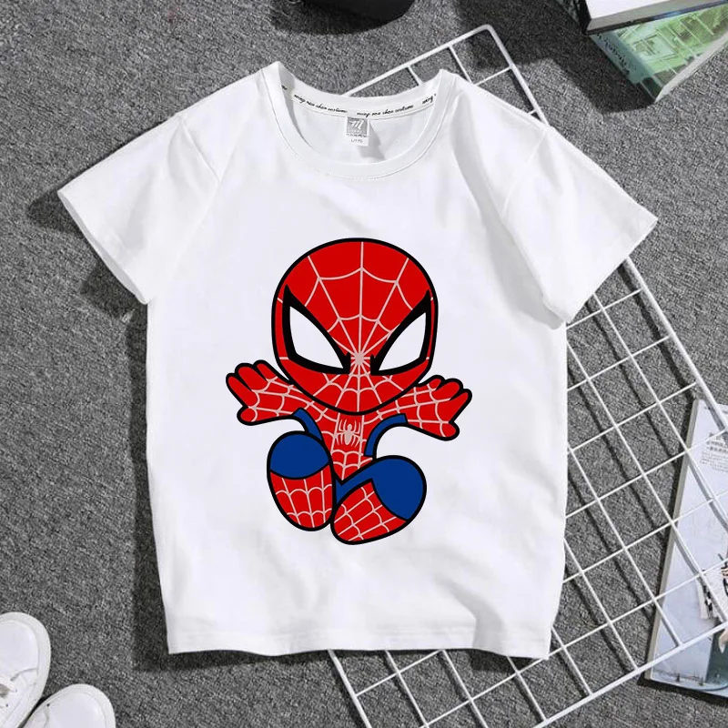 2026 New Children's T-shirt Spider Man Superman Cartoon Personality Print Pure Cotton Round Neck Unisex Parent-child T-shirt
2026 New Children's T-shirt Spider Man Superman Cartoon Personality Print Pure Cotton Round Neck Unisex Parent-child T-shirt
