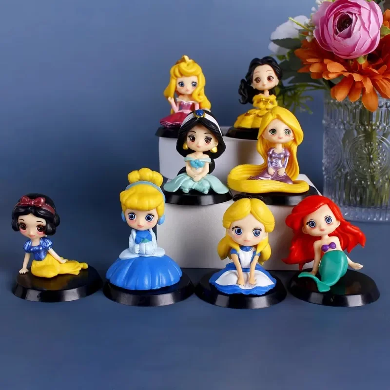 8Pcs/Lot Disney Q Posket Princesses Dolls Tiana Snow White Rapunzel Ariel Cinderella Mermaid Figurine Collection Model Doll Toys
8Pcs/Lot Disney Q Posket Princesses Dolls Tiana Snow White Rapunzel Ariel Cinderella Mermaid Figurine Collection Model Doll Toys