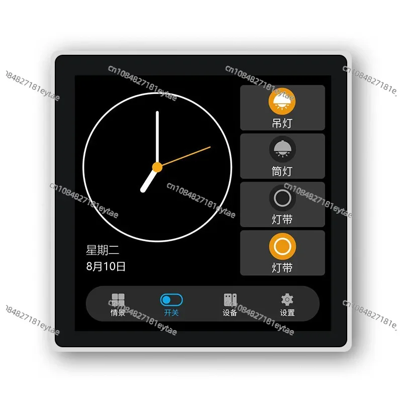 Graffiti TUYA 4-inch Smart Touch Screen with 4-way Switch Relay Load Full Screen
Graffiti TUYA 4-inch Smart Touch Screen with 4-way Switch Relay Load Full Screen