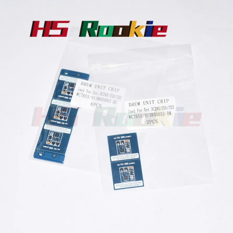 8pcs Drum Chip for Xerox DocuColor 240 242 250 252 260 WorkCentre 7655 7665 7675 7755 7765 7775 Drum Chip 013R00602 013R00603
8pcs Drum Chip for Xerox DocuColor 240 242 250 252 260 WorkCentre 7655 7665 7675 7755 7765 7775 Drum Chip 013R00602 013R00603