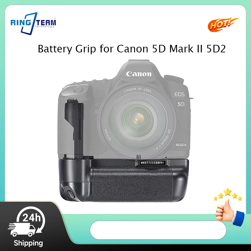 BG-E6 Vertical Battery Grip for Canon EOS 5D Mark II 5D2 Works with LP-E6 & AA Battery for Professional Photography
BG-E6 Vertical Battery Grip for Canon EOS 5D Mark II 5D2 Works with LP-E6 & AA Battery for Professional Photography