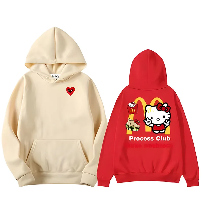 Miniso Hello Kitty Hoodies Casual Sportswear Shirts For European And American Women And Warm Street Coats For Spring Autumn
Miniso Hello Kitty Hoodies Casual Sportswear Shirts For European And American Women And Warm Street Coats For Spring Autumn