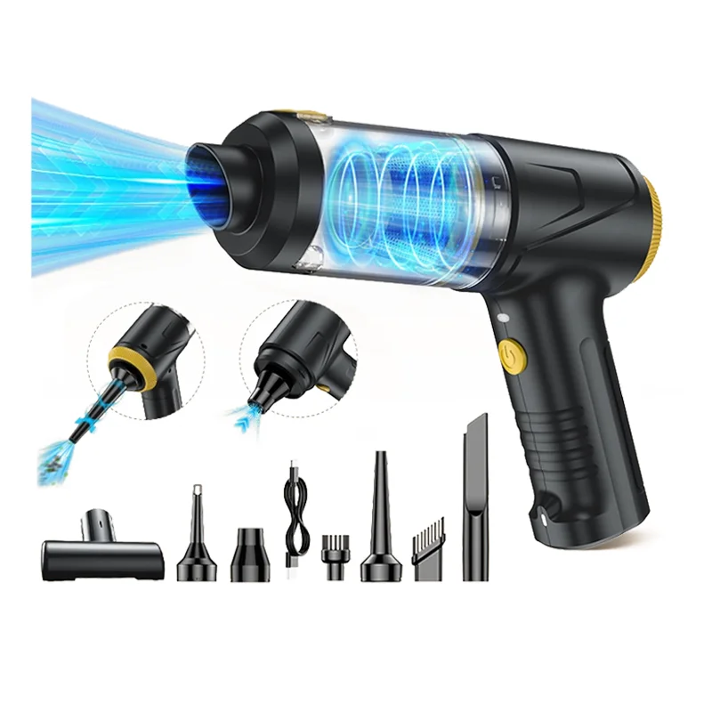 12000Pa Brushless Motor Portable 4in1 Car Vacuum Cleaner Wireless Mini High Power Handheld Vacuum Cleaner
12000Pa Brushless Motor Portable 4in1 Car Vacuum Cleaner Wireless Mini High Power Handheld Vacuum Cleaner