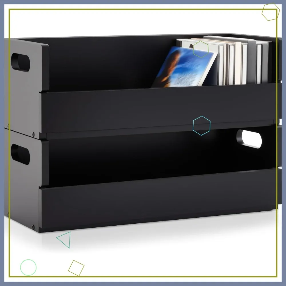 2 Set Wooden CD Storage Box Holder Shelf for DVDs, Cassette Tapes, Movie Cases - Organizer Holds 36 CDs Each (Black)
2 Set Wooden CD Storage Box Holder Shelf for DVDs, Cassette Tapes, Movie Cases - Organizer Holds 36 CDs Each (Black)