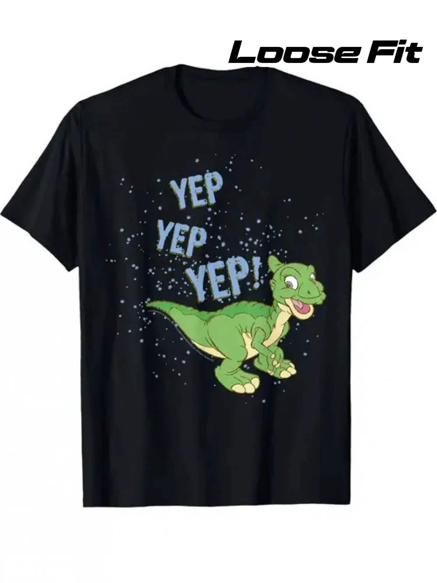 Land Before Time Yep Yep Ducky Graphic Tee Men's Soft Cotton Loose Fit Casual T-Shirt Movie Fans
Land Before Time Yep Yep Ducky Graphic Tee Men's Soft Cotton Loose Fit Casual T-Shirt Movie Fans