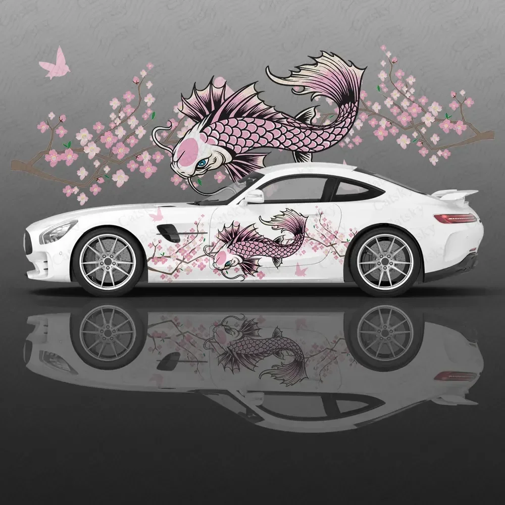 Розовая Сакура и Рыба, наклейка на кузов автомобиля, аниме Itasha, виниловая наклейка на боковую сторону автомобиля, наклейка для декора автомобиля, защитная пленка для автомобилей
Розовая Сакура и Рыба, наклейка на кузов автомобиля, аниме Itasha, виниловая наклейка на боковую сторону автомобиля, наклейка для декора автомобиля, защитная пленка для автомобилей