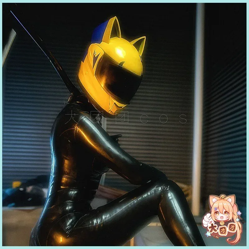 Anime Celty Full Face Helmet Motorcycle Ears DuRaRaRa!! Yellow Helmet Sturluson Cosplay Costumes Props Accessories Halloween
Anime Celty Full Face Helmet Motorcycle Ears DuRaRaRa!! Yellow Helmet Sturluson Cosplay Costumes Props Accessories Halloween