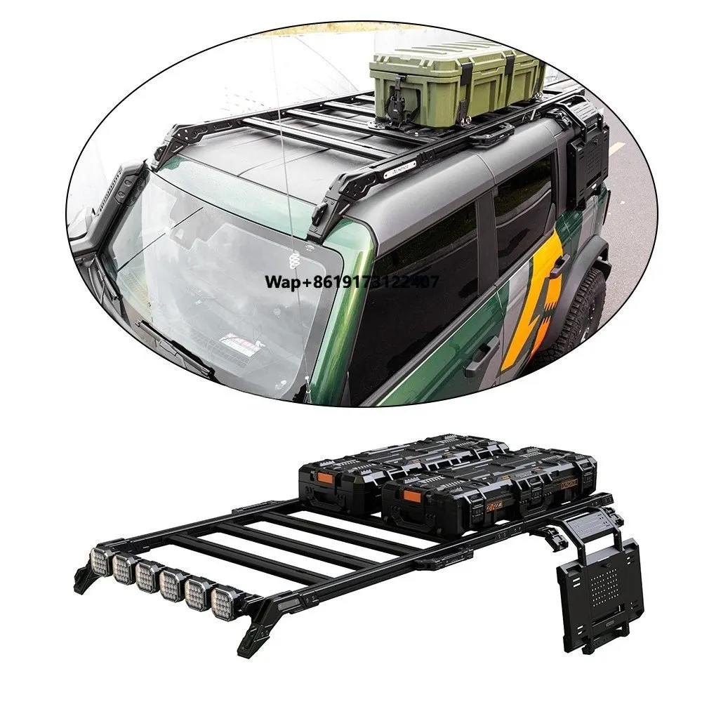 Unique Design Roof Rack No Drill and No Damage Full Length Cargo Bronco Roof Rack
Unique Design Roof Rack No Drill and No Damage Full Length Cargo Bronco Roof Rack