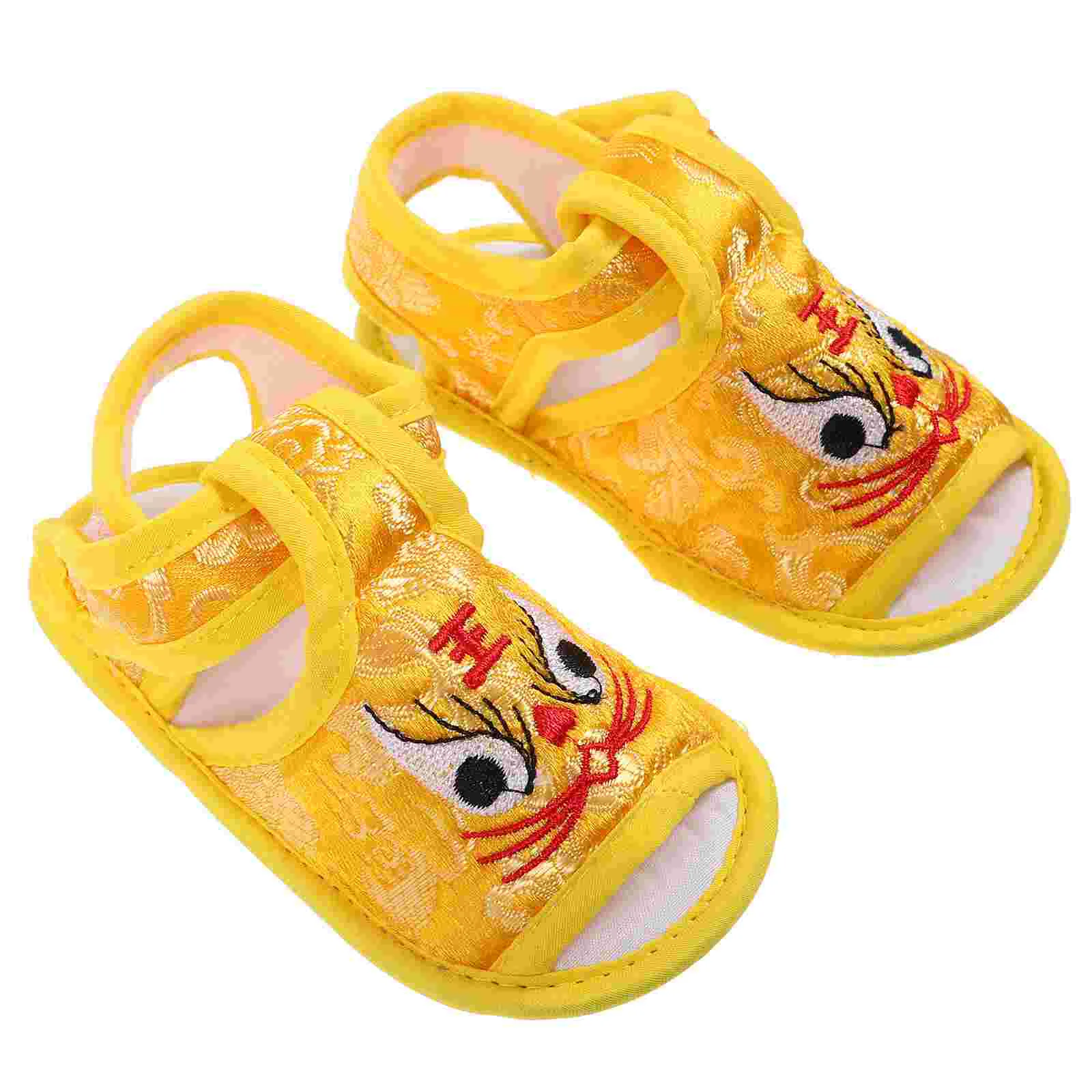 Tiger Baby Sandals Soft Silk Yellow Cloth Size 12 Infant Walking Shoes Warm Footwear Cool Toddler Shoes
Tiger Baby Sandals Soft Silk Yellow Cloth Size 12 Infant Walking Shoes Warm Footwear Cool Toddler Shoes