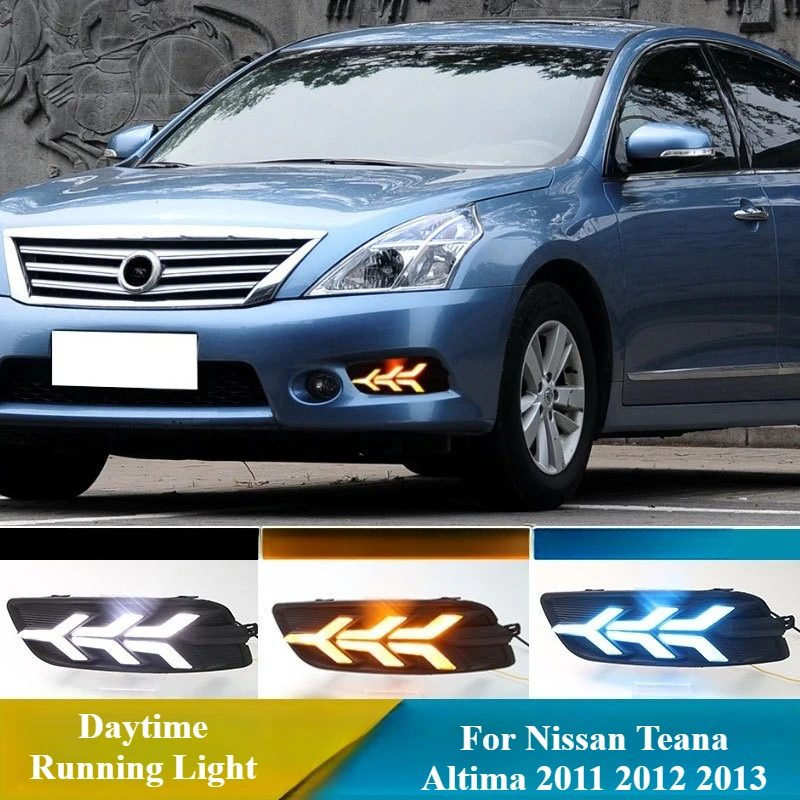 For Nissan Teana Altima 2011 2012 2013 Led Daytime Running Lights Front Bumper Fog Lamp DRL Dynamic Turn Singal Driving Lights
For Nissan Teana Altima 2011 2012 2013 Led Daytime Running Lights Front Bumper Fog Lamp DRL Dynamic Turn Singal Driving Lights