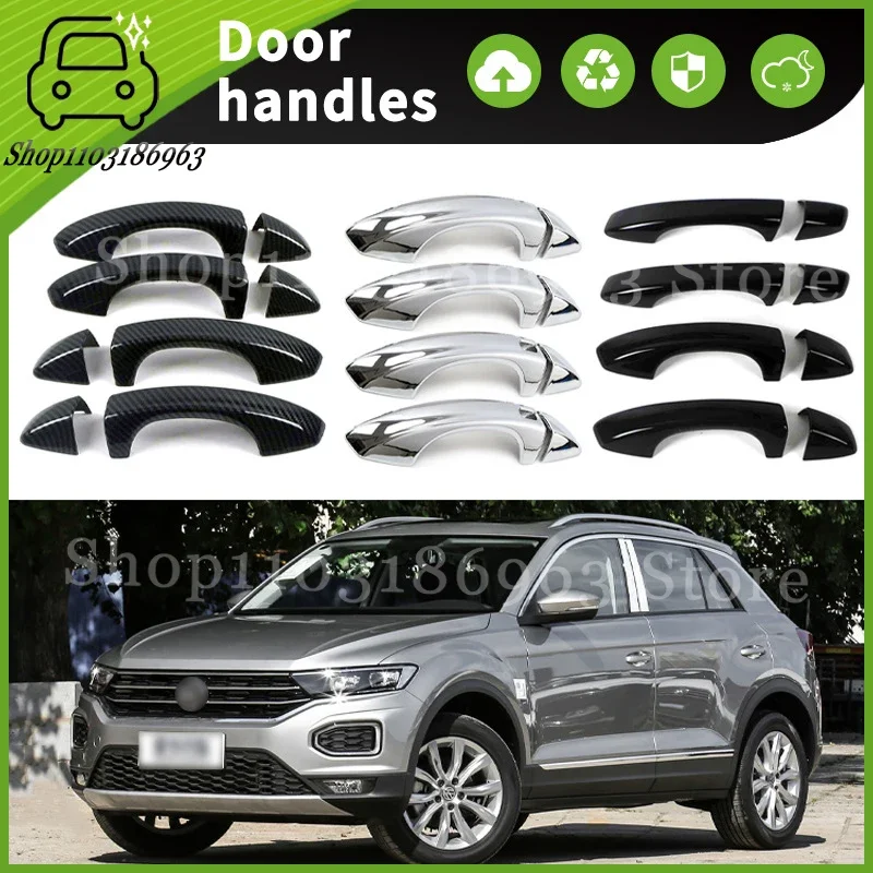 For Volkswagen T-ROC 2018-2024 Black Chrome Car Door Handle Cover Trim Styling Accessories Car Stickers Auto Accessories
For Volkswagen T-ROC 2018-2024 Black Chrome Car Door Handle Cover Trim Styling Accessories Car Stickers Auto Accessories